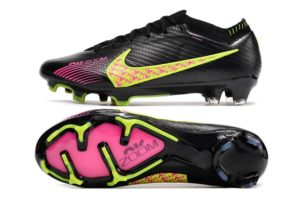 Nike Mercurial Vapor 15 Elite FG – Noir Jaune Rose - FootXPert