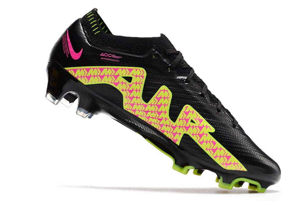 Nike Mercurial Vapor 15 Elite FG – Noir Jaune Rose - FootXPert