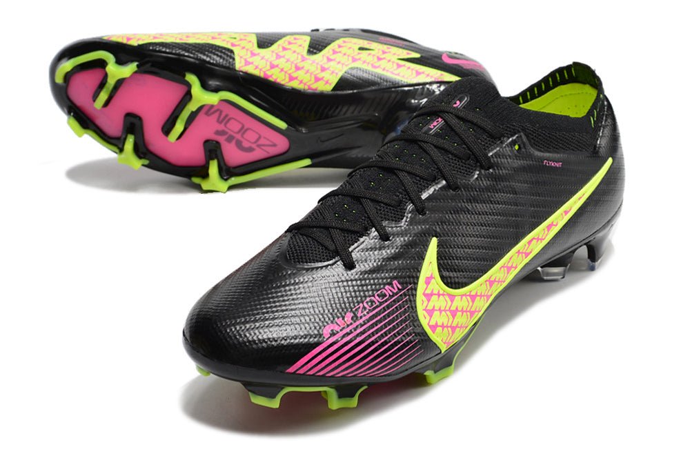Nike Mercurial Vapor 15 Elite FG – Noir Jaune Rose - FootXPert