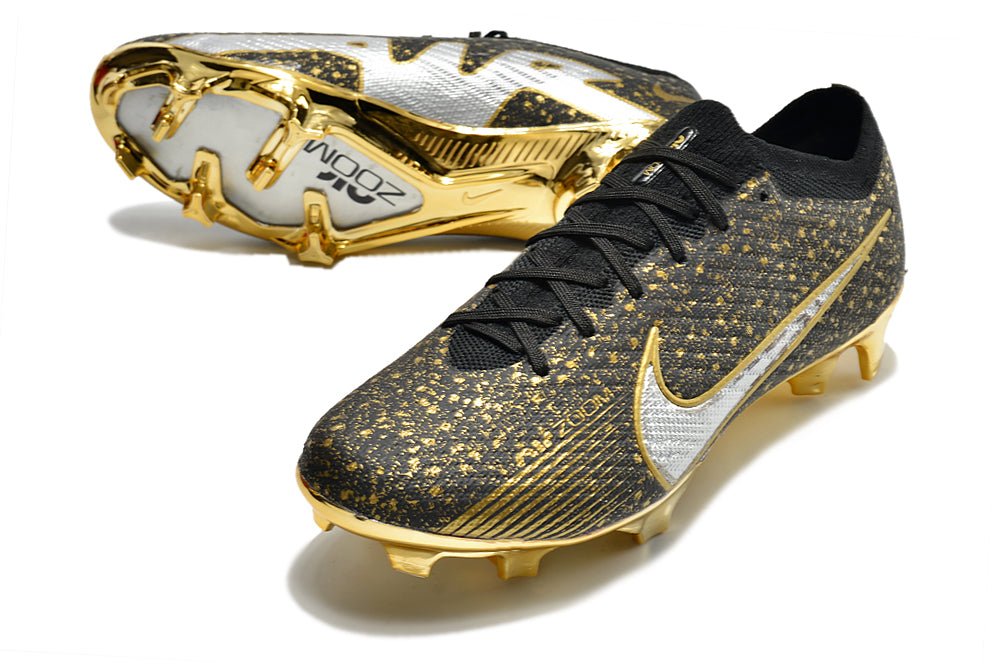 Nike Mercurial Vapor 15 Elite FG – Noir Or Argent - FootXPert