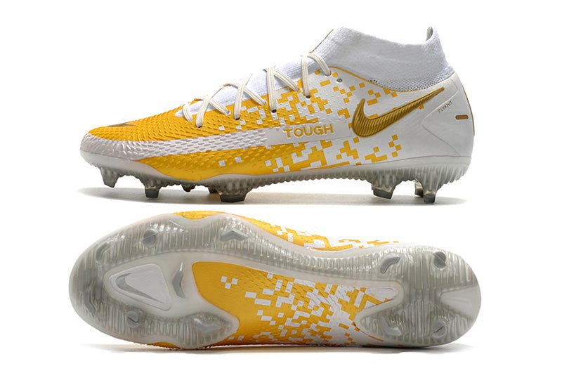 Nike Phantom GT Elite DF FG – Blanc Or - FootXPert