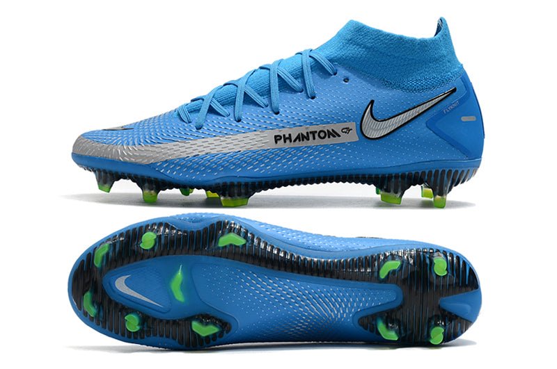 Nike Phantom GT Elite DF FG – Bleu Argent - FootXPert