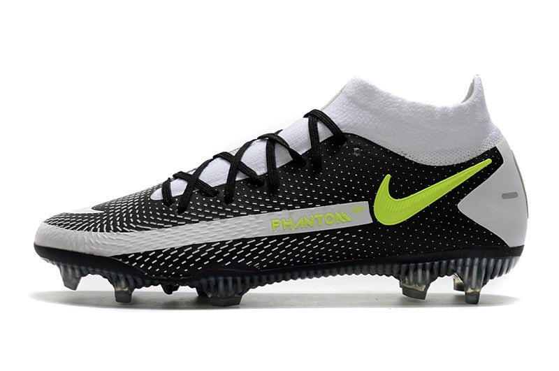 Nike Phantom GT Elite DF FG – Generative Texture – Noir Gris Vert - FootXPert