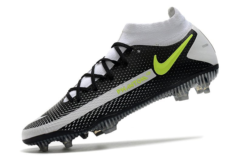 Nike Phantom GT Elite DF FG – Generative Texture – Noir Gris Vert - FootXPert
