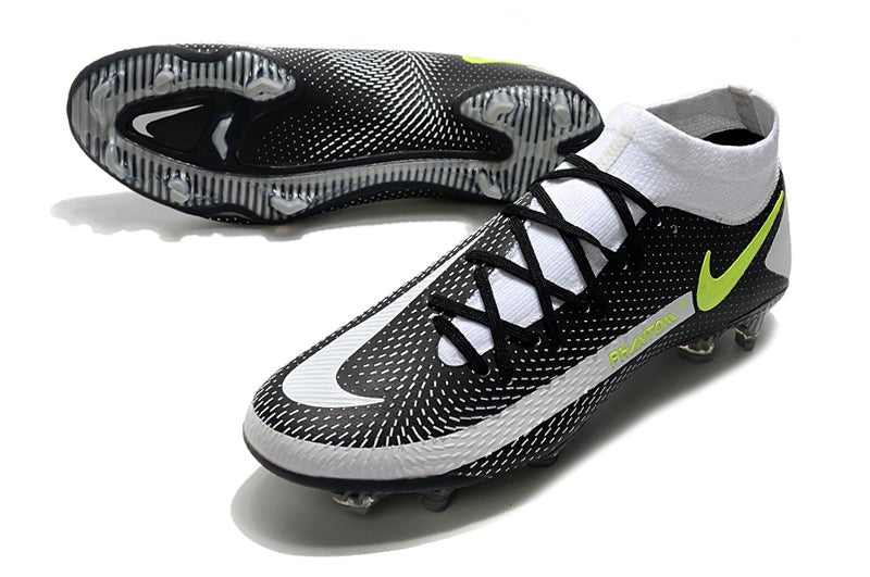 Nike Phantom GT Elite DF FG – Generative Texture – Noir Gris Vert - FootXPert