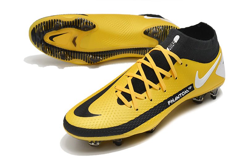 Nike Phantom GT Elite DF FG – Jaune Noir Blanc - FootXPert