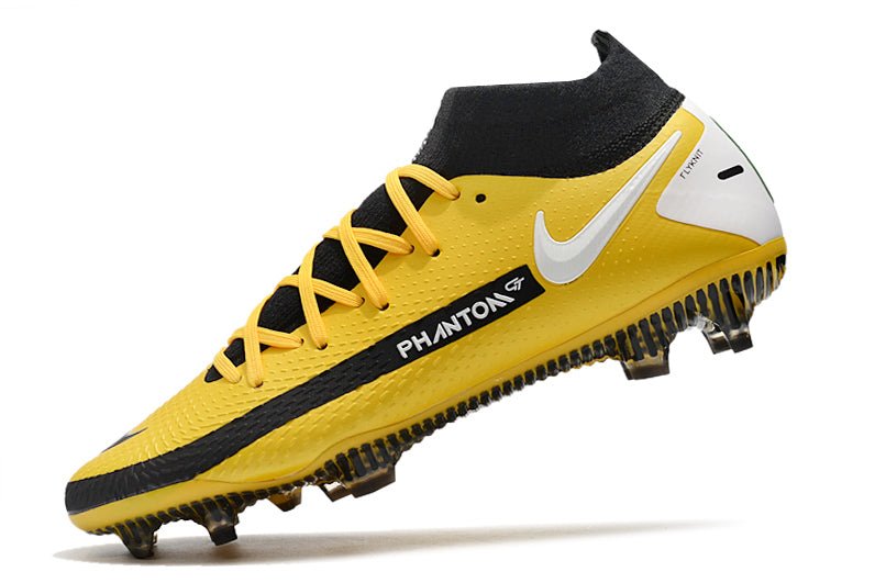 Nike Phantom GT Elite DF FG – Jaune Noir Blanc - FootXPert