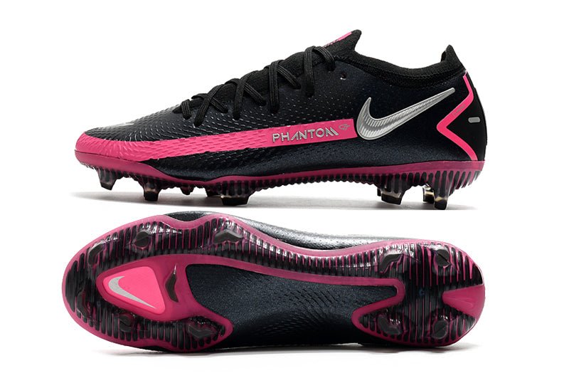 Nike Phantom GT Elite FG – Noir Argent Rose - FootXPert