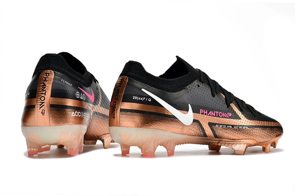 Nike Phantom GT2 Elite DF FG – Cuivre Métallique Blanc Noir - FootXPert