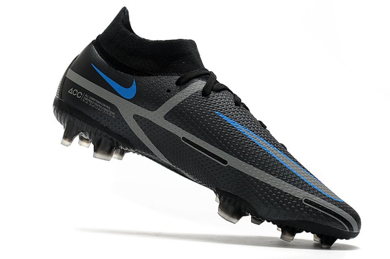 Nike Phantom GT2 Elite DF FG – Shadow Pack – Noir Gris Fer Bleu Gris Fumé - FootXPert