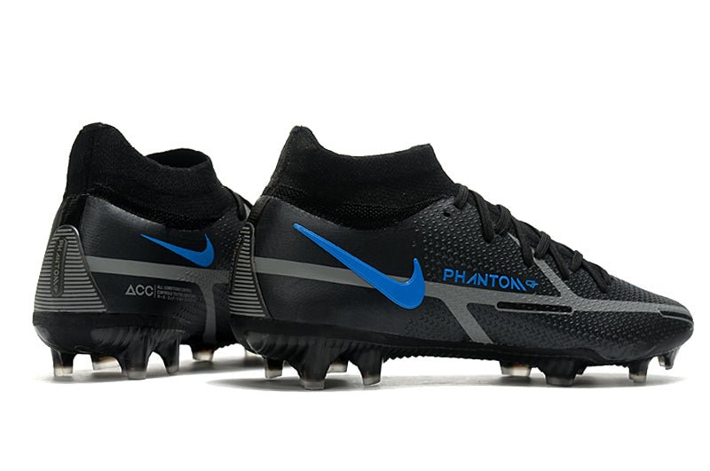 Nike Phantom GT2 Elite DF FG – Shadow Pack – Noir Gris Fer Bleu Gris Fumé - FootXPert