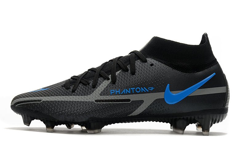 Nike Phantom GT2 Elite DF FG – Shadow Pack – Noir Gris Fer Bleu Gris Fumé - FootXPert