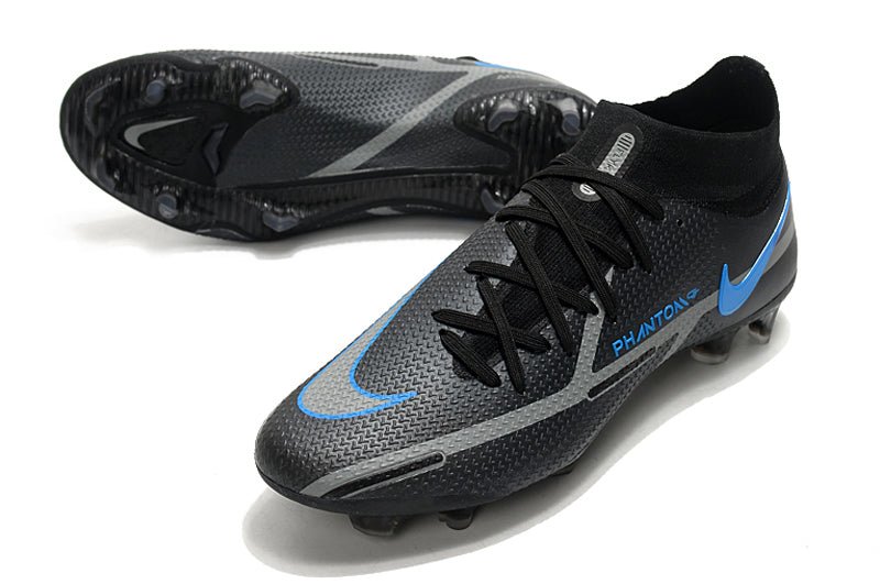 Nike Phantom GT2 Elite DF FG – Shadow Pack – Noir Gris Fer Bleu Gris Fumé - FootXPert