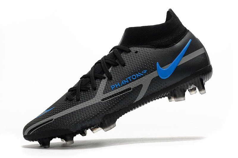 Nike Phantom GT2 Elite DF FG – Shadow Pack – Noir Gris Fer Bleu Gris Fumé - FootXPert