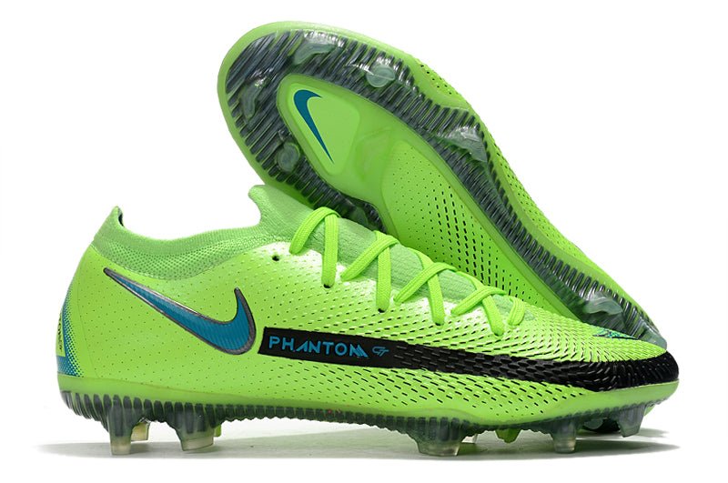 Nike Phantom GT2 Elite FG – Volt Pack – Green Strike Bleu Glow - FootXPert