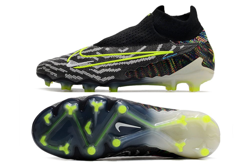 Nike Phantom GX Elite DF FG – Blast Pack – Noir Volt Blanc Multicolore - FootXPert