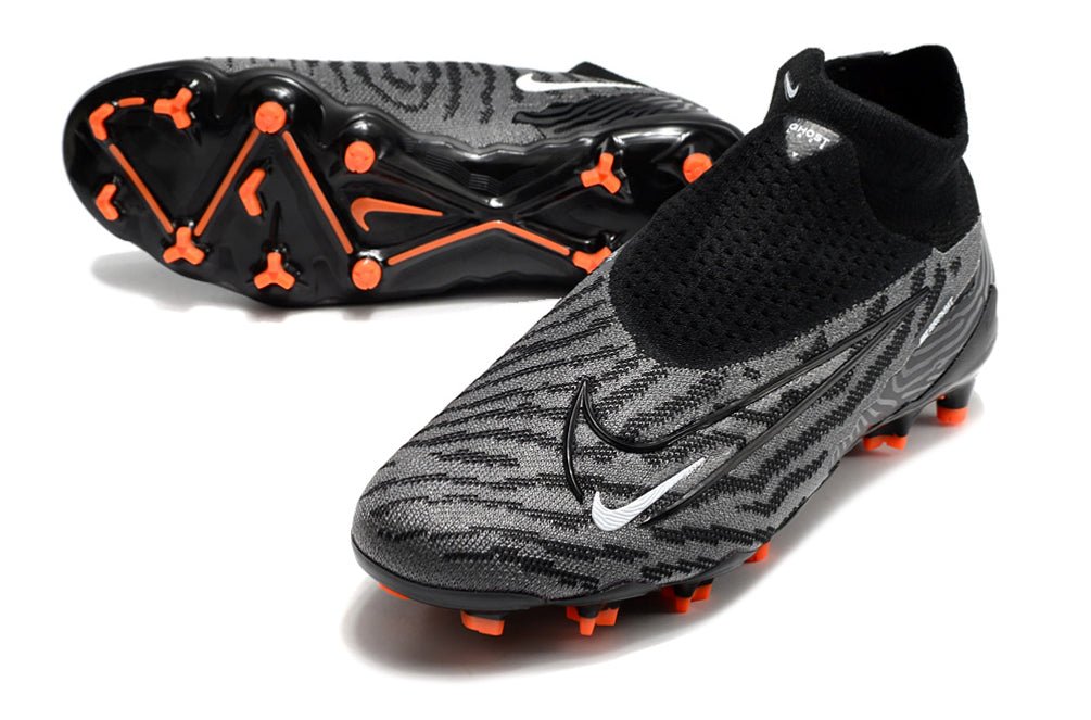 Nike Phantom GX Elite DF FG – Noir Blanc Gris Fumé - FootXPert