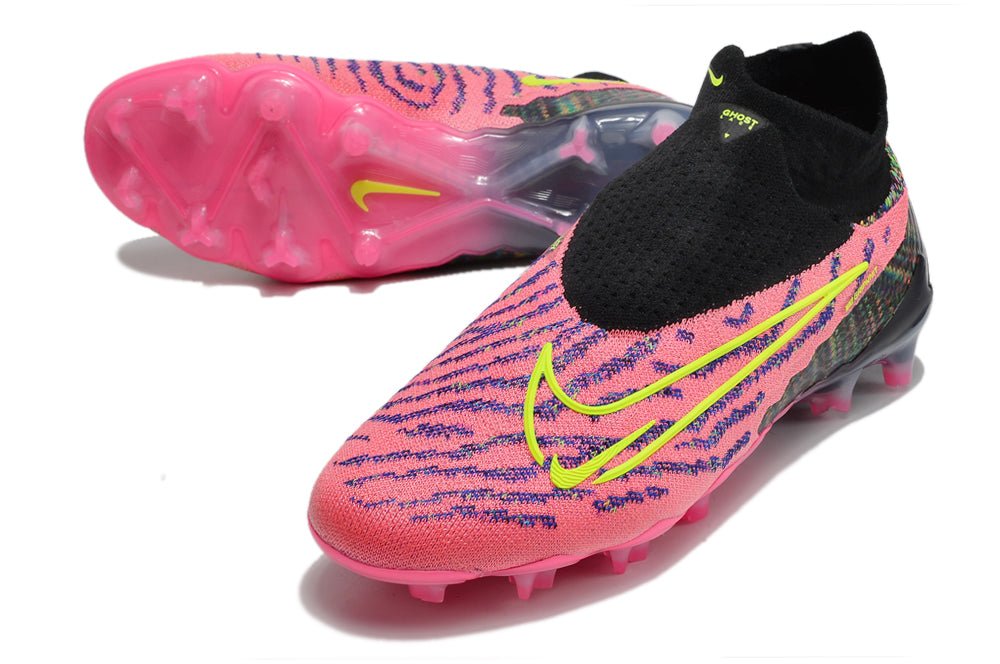Nike Phantom GX Elite DF FG – Rose Noir Jaune - FootXPert