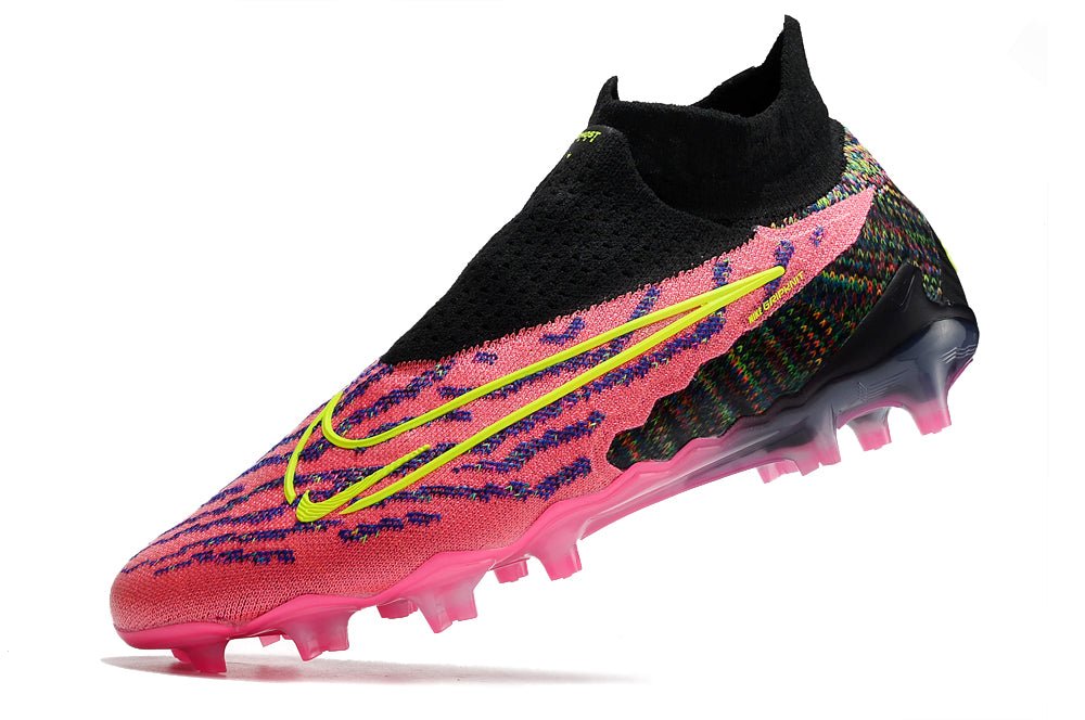 Nike Phantom GX Elite DF FG – Rose Noir Jaune - FootXPert