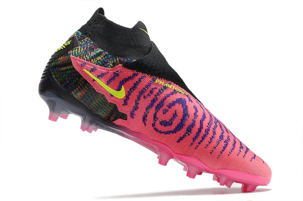 Nike Phantom GX Elite DF FG – Rose Noir Jaune - FootXPert