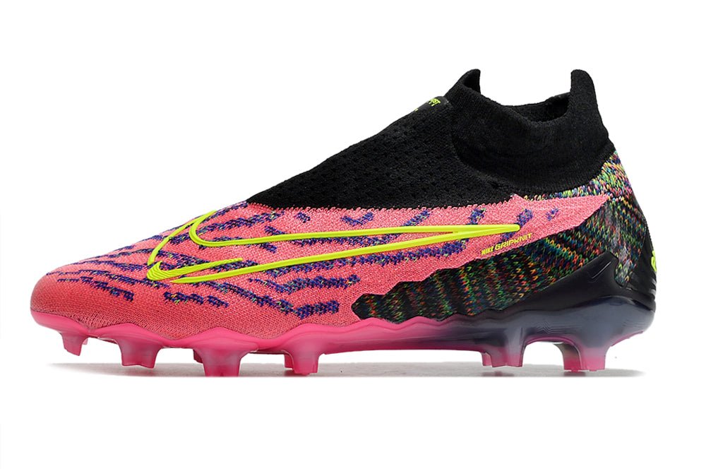 Nike Phantom GX Elite DF FG – Rose Noir Jaune - FootXPert
