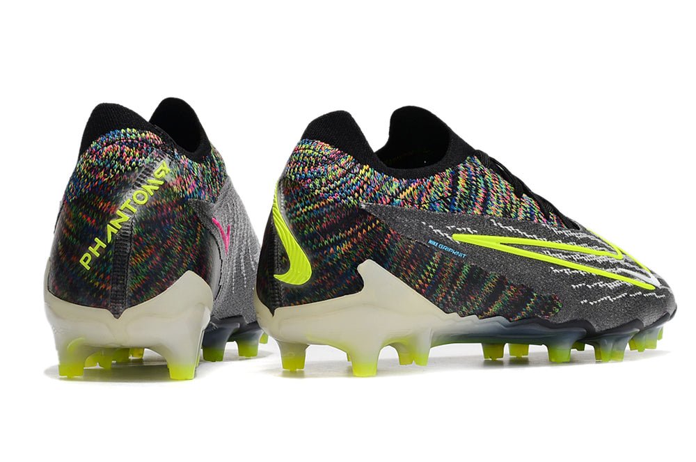 Nike Phantom GX Elite FG – Noir Volt Blanc Bleu Lumière - FootXPert