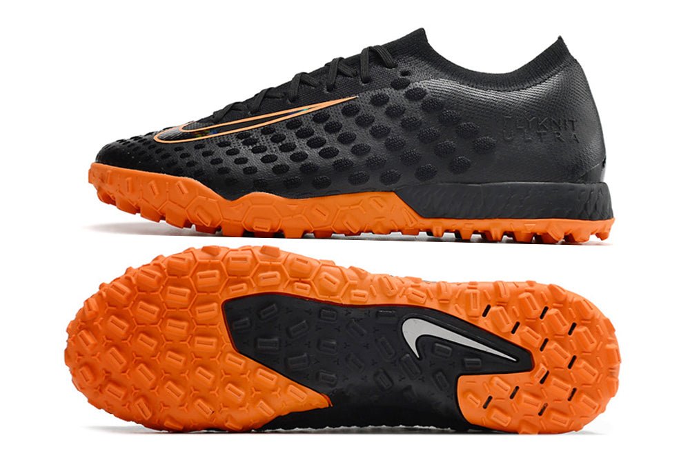 Nike Phantom Ultra Venom TF Elite Black and Orange Football Boots - FootXPert