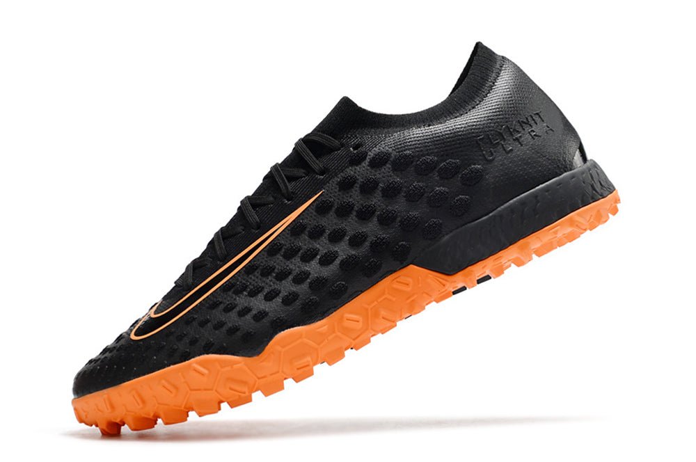 Nike Phantom Ultra Venom TF Elite Black and Orange Football Boots - FootXPert