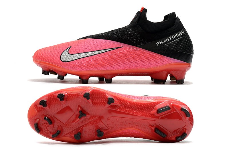 Nike Phantom Vision 2 Elite FG – Cramoisi Argent Noir - FootXPert