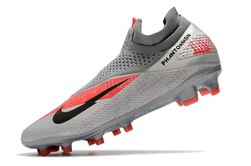 Nike Phantom Vision 2 Elite FG – Gris Noir Rouge - FootXPert