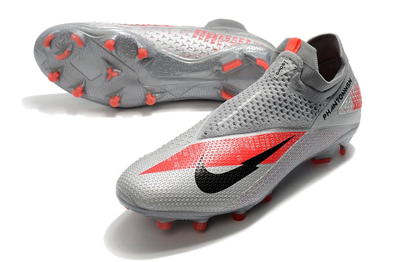 Nike Phantom Vision 2 Elite FG – Gris Noir Rouge - FootXPert
