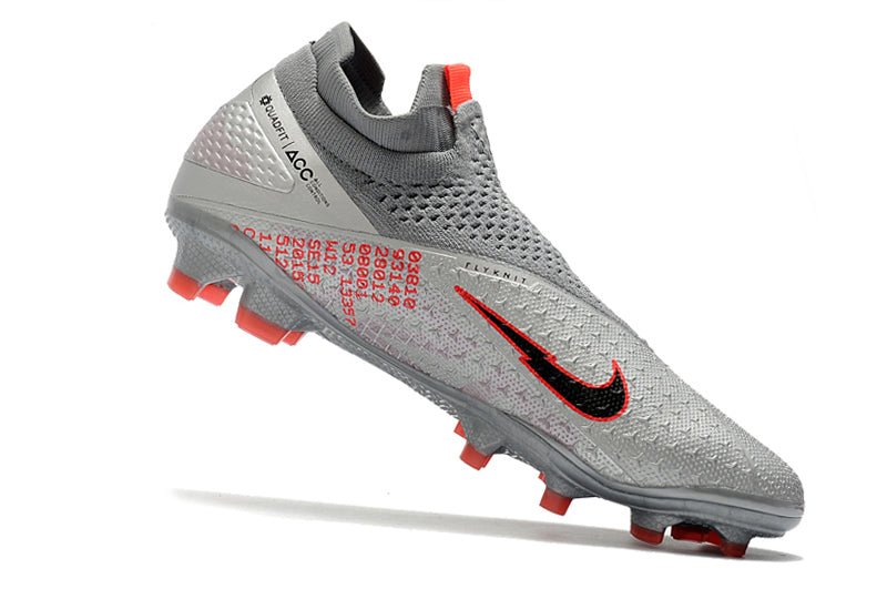 Nike Phantom Vision 2 Elite FG – Gris Noir Rouge - FootXPert