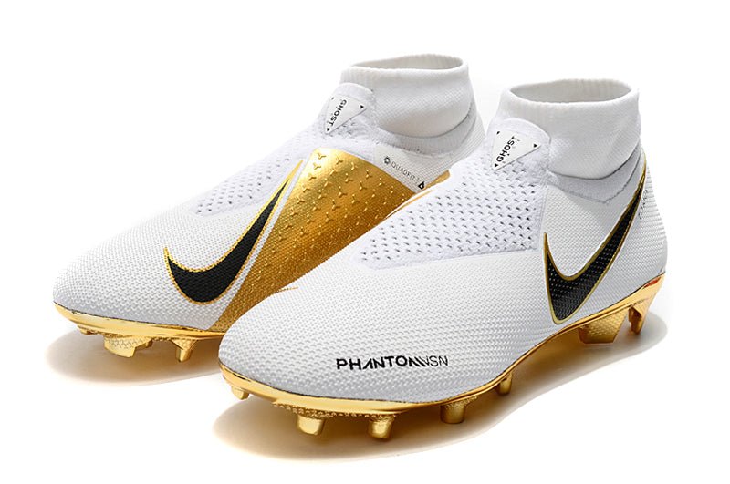 Nike Phantom Vision Elite FG – Blanc Or Noir - FootXPert