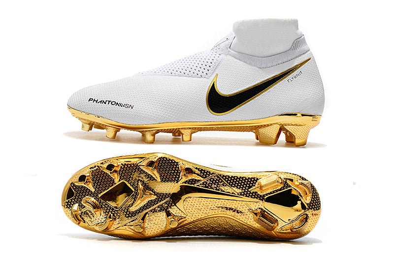Nike Phantom Vision Elite FG – Blanc Or Noir - FootXPert