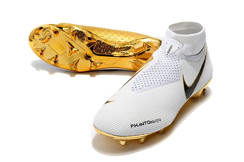 Nike Phantom Vision Elite FG – Blanc Or Noir - FootXPert