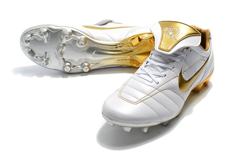 Nike Tiempo Legend 7 Elite FG – R10 – Blanc Or - FootXPert