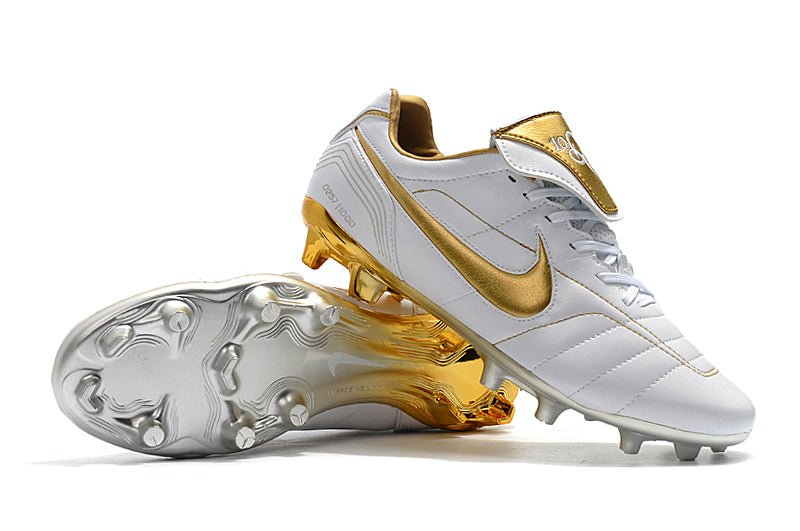 Nike Tiempo Legend 7 Elite FG – R10 – Blanc Or - FootXPert