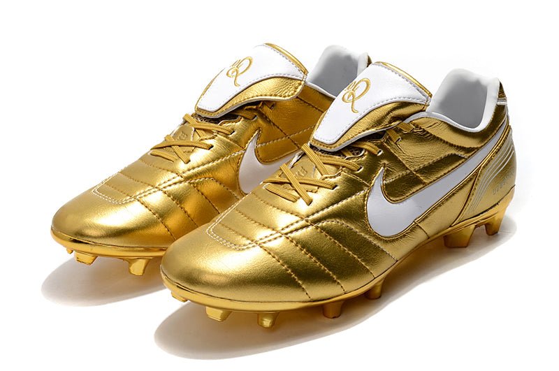 Nike Tiempo Legend 7 Elite FG – R10 – Or Blanc - FootXPert