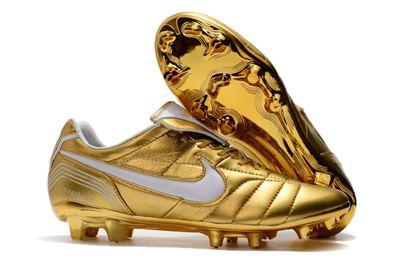 Nike Tiempo Legend 7 Elite FG – R10 – Or Blanc - FootXPert