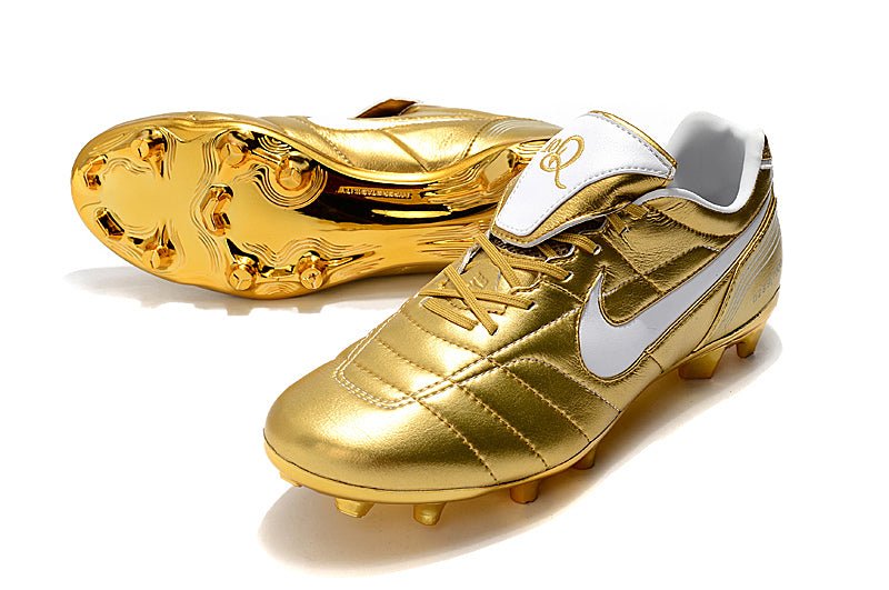 Nike Tiempo Legend 7 Elite FG – R10 – Or Blanc - FootXPert
