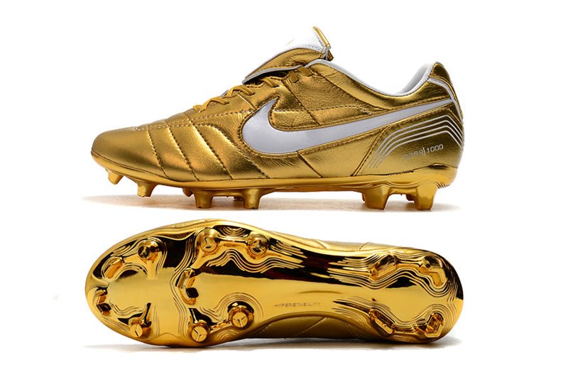 Nike Tiempo Legend 7 Elite FG – R10 – Or Blanc - FootXPert
