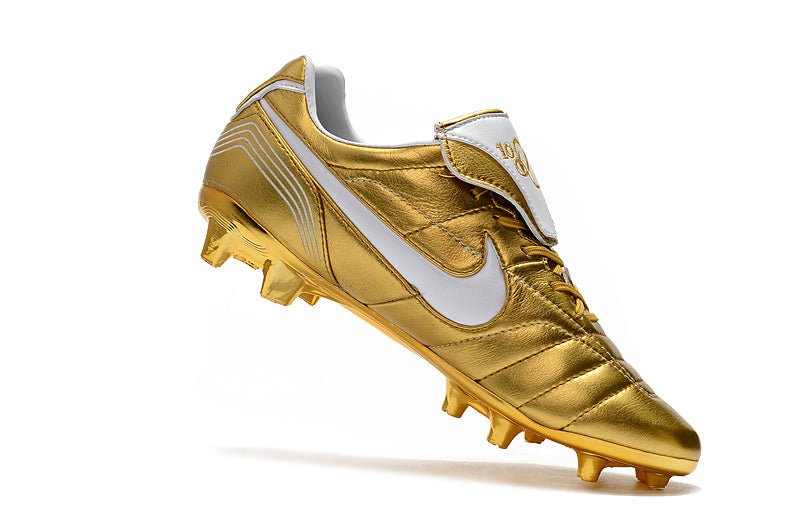 Nike Tiempo Legend 7 Elite FG – R10 – Or Blanc - FootXPert