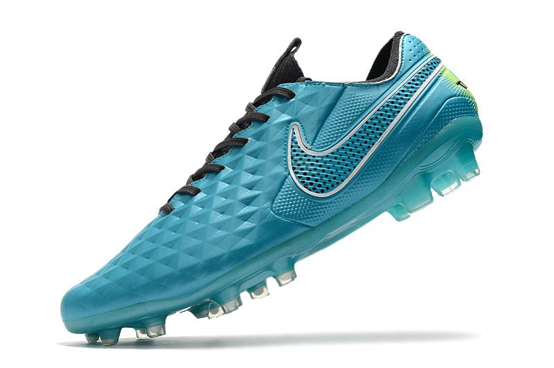 Nike Tiempo Legend 8 Elite FG – Aquamarine Blanc Vert Citron - FootXPert