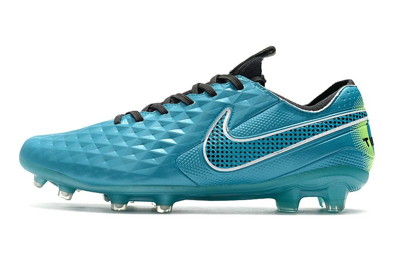 Nike Tiempo Legend 8 Elite FG – Aquamarine Blanc Vert Citron - FootXPert