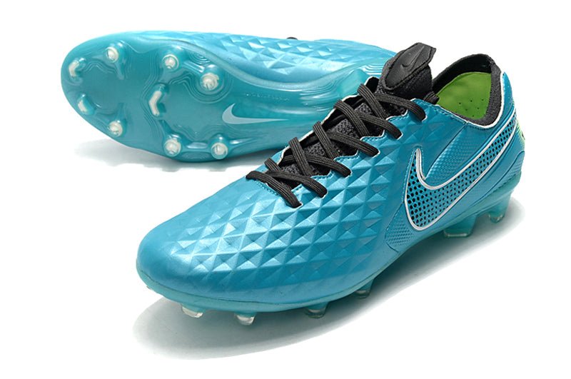 Nike Tiempo Legend 8 Elite FG – Aquamarine Blanc Vert Citron - FootXPert