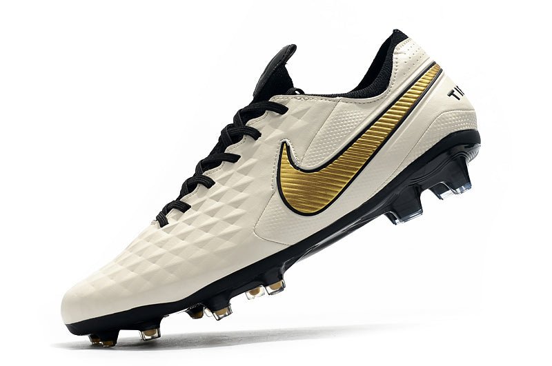 Nike Tiempo Legend 8 Elite FG – Blanc Or - FootXPert
