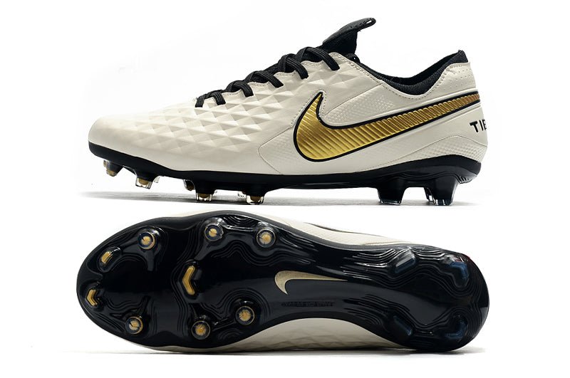 Nike Tiempo Legend 8 Elite FG – Blanc Or - FootXPert