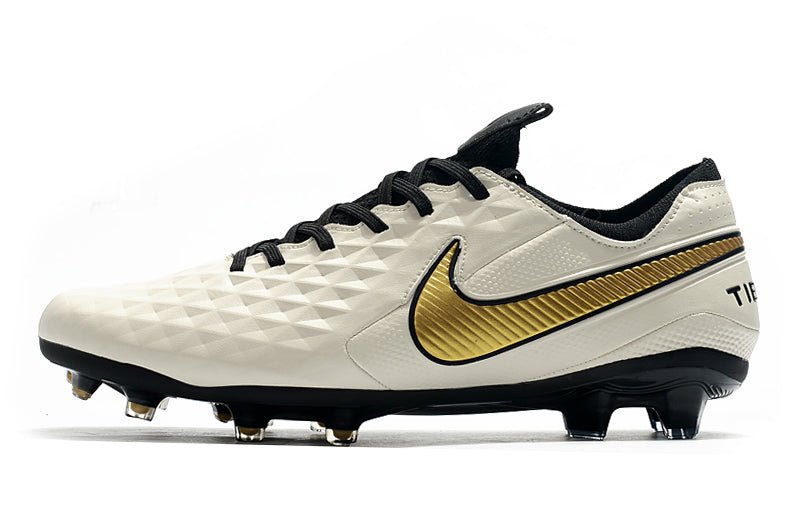 Nike Tiempo Legend 8 Elite FG – Blanc Or - FootXPert