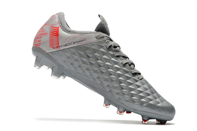 Nike Tiempo Legend 8 Elite FG – Gris Noir Rouge - FootXPert