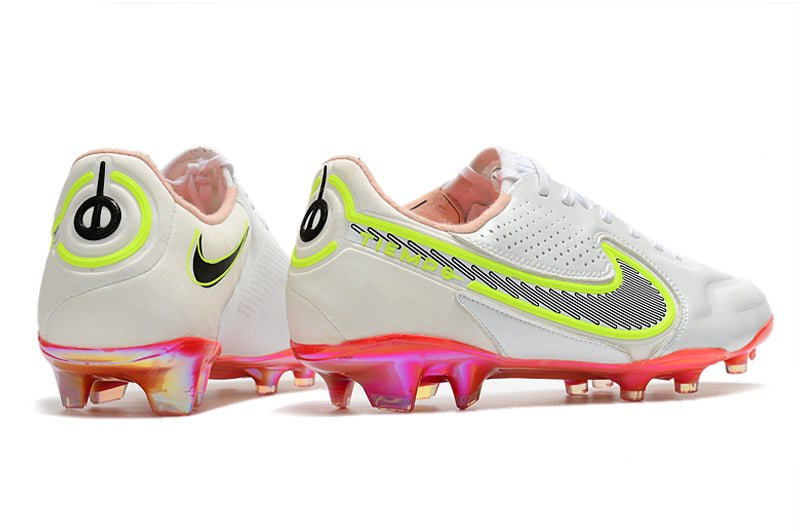 Nike Tiempo Legend 9 Elite FG – Blanc Noir Carmin Rose Explosion - FootXPert
